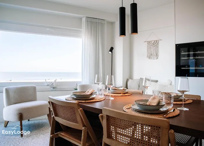 아파트 Zephyr - Stijlvol Met Terras En Panoramisch Zeezicht 오스텐드